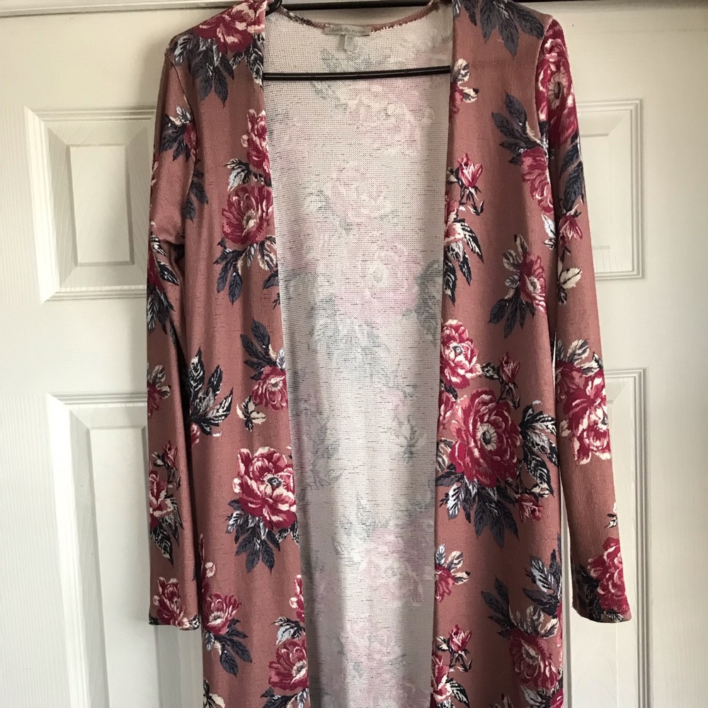 Floral cardigan